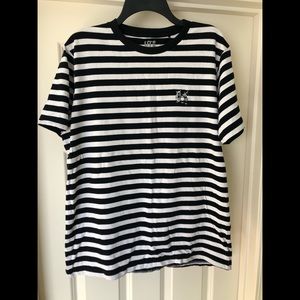 UNIQLO unisex Mickey Mouse Disney Stripe Tee
